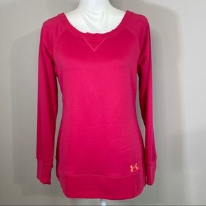 Under Armour Hot Pink Gym Yoga Workout Pullover